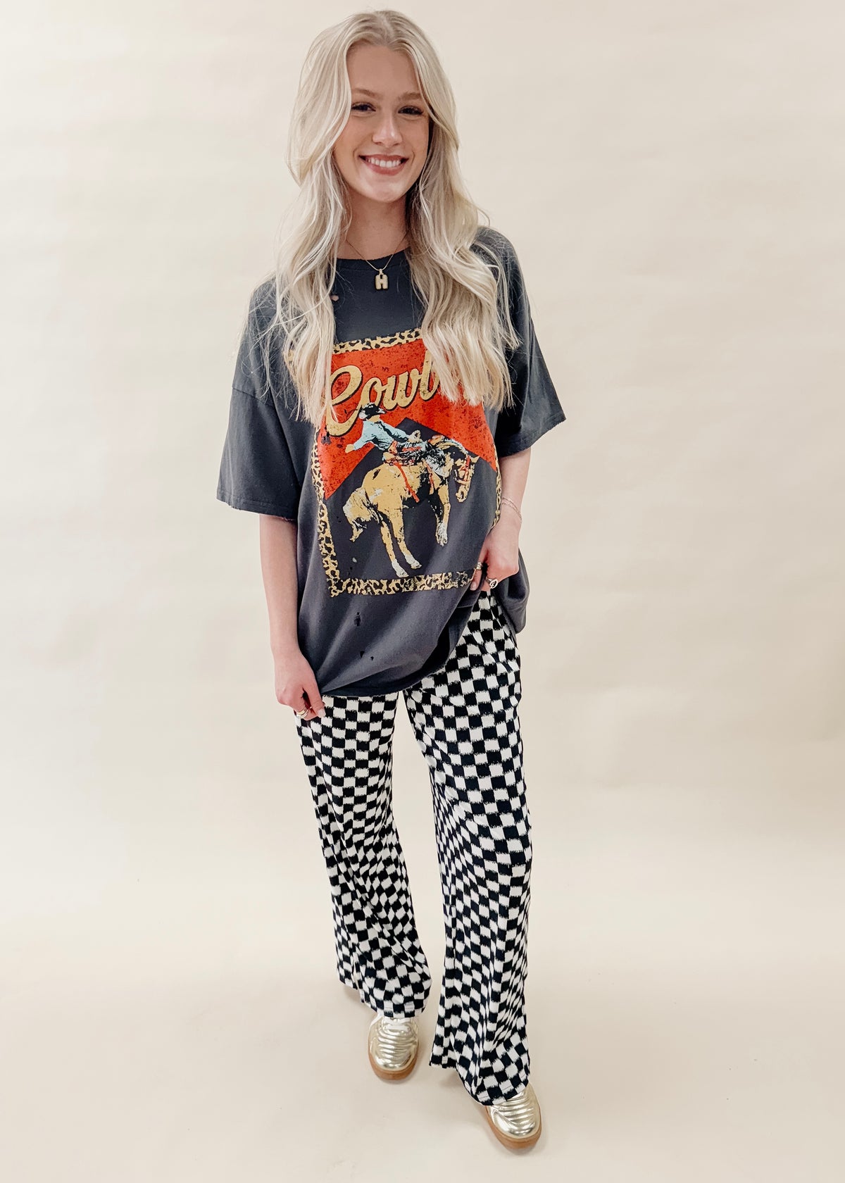 COWBOY LEOPARD TEE