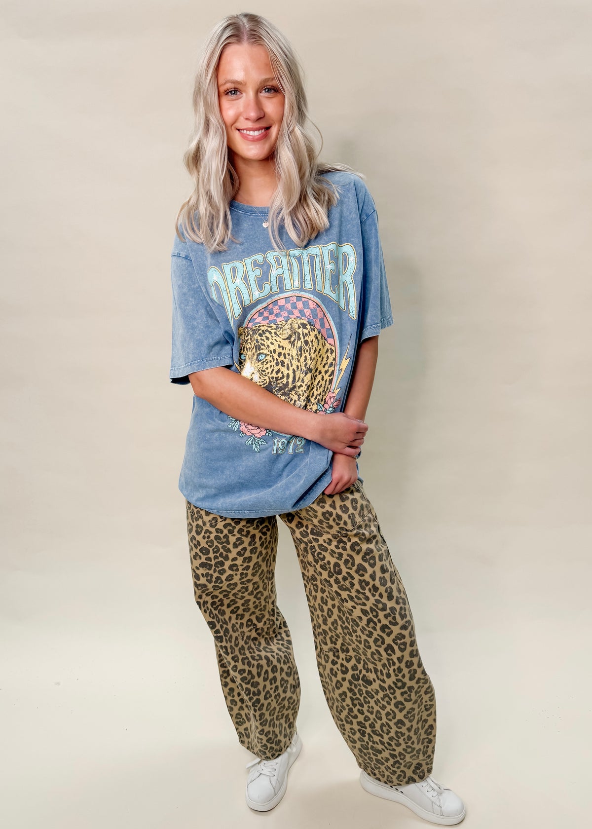 VINTAGE LEOPARD DREAMER TEE