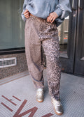 READY LEOPARD BARREL PANT