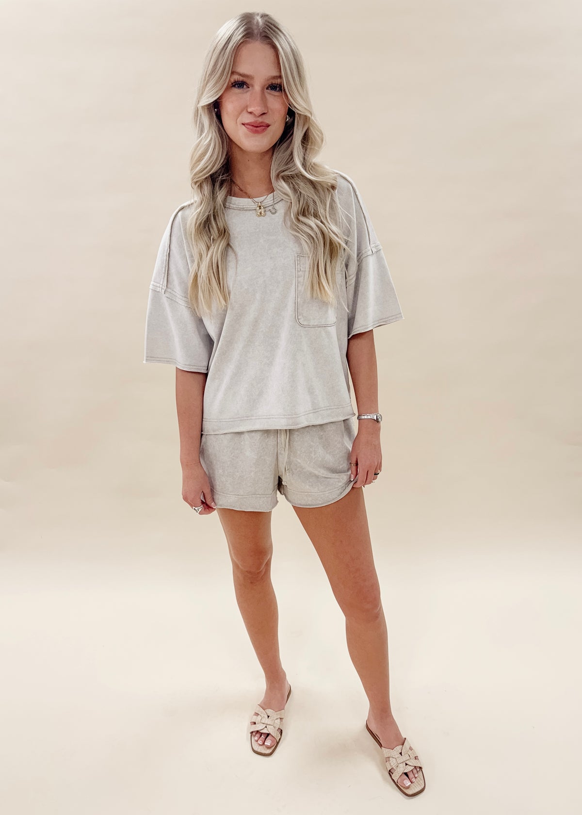 GRETA SHORT SET