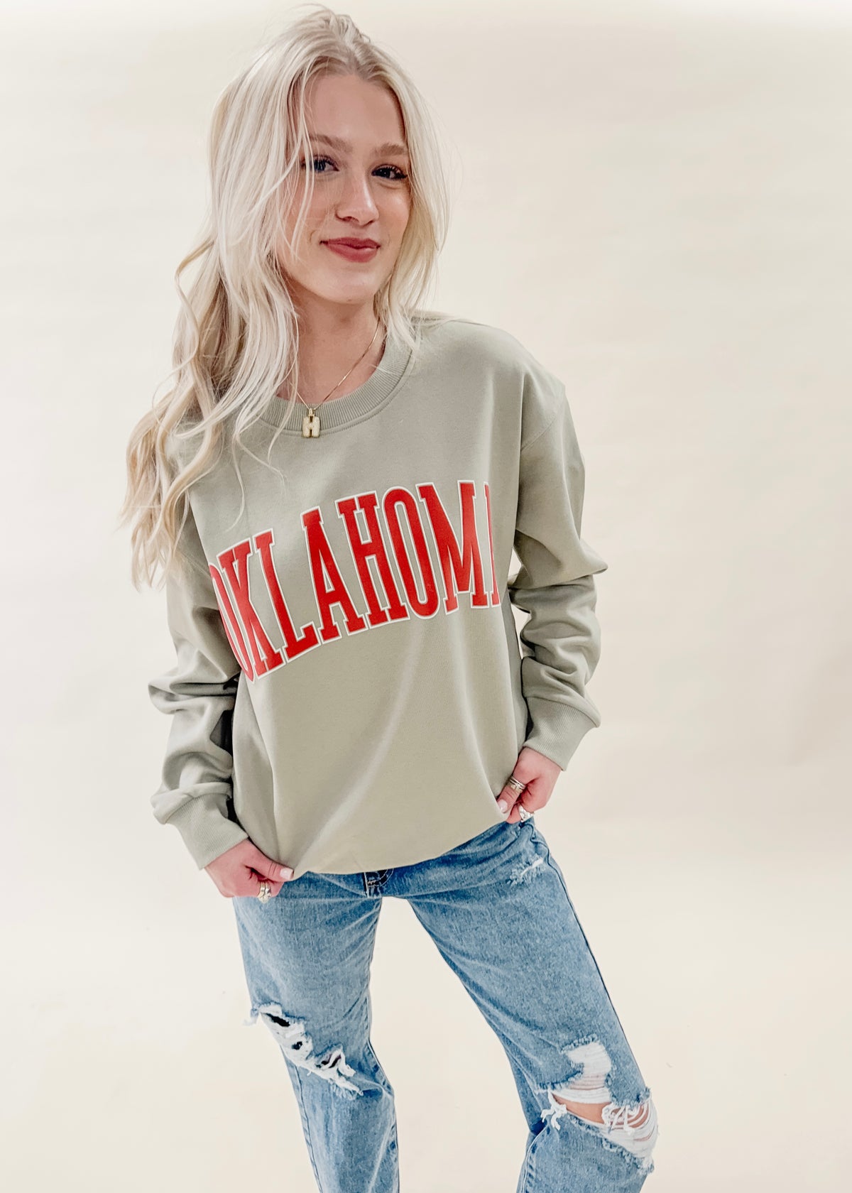 OKLAHOMA PUFF SWEATSHIRT