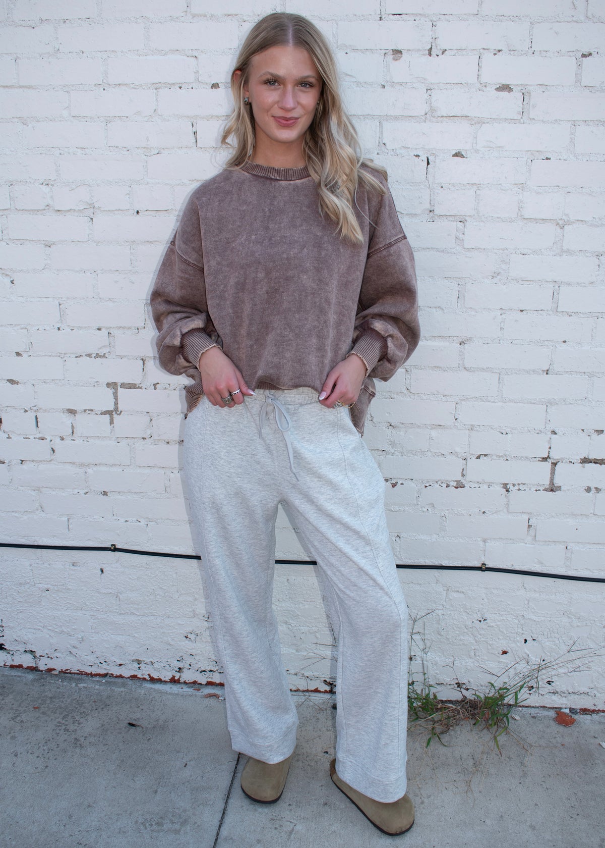 ACID WASH PULLOVER