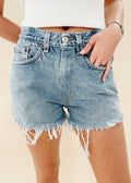 UPCYCLED LEVI JEAN SHORTS