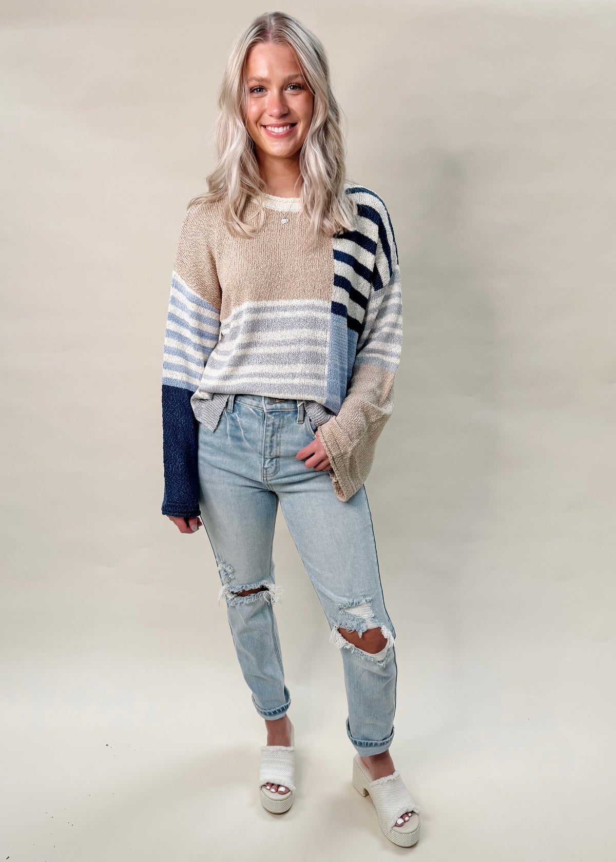 IN A DAZE SWEATER TOP
