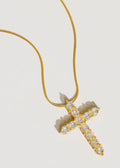 RAEVEN CROSS NECKLACE