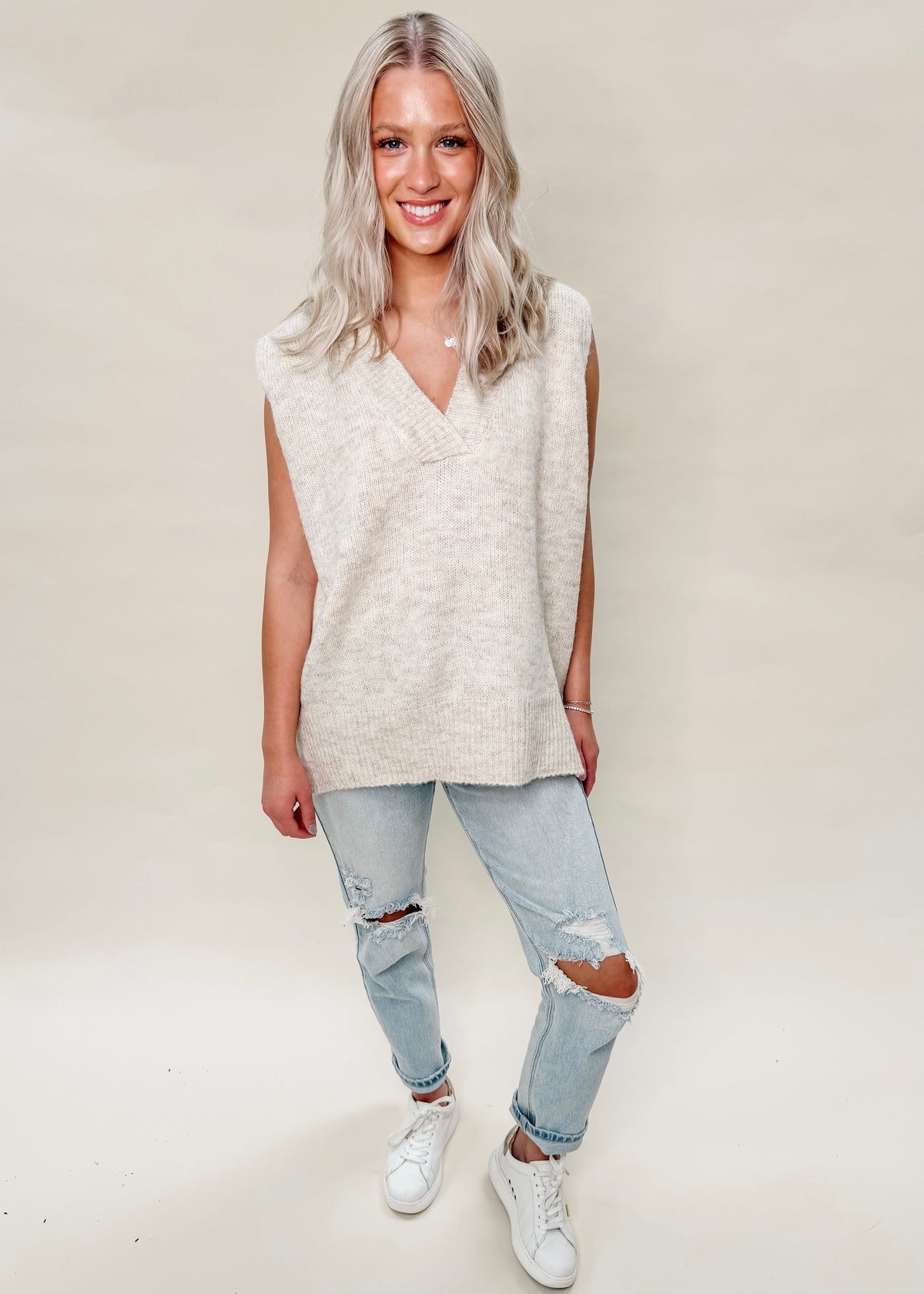 FAYE SWEATER VEST TOP