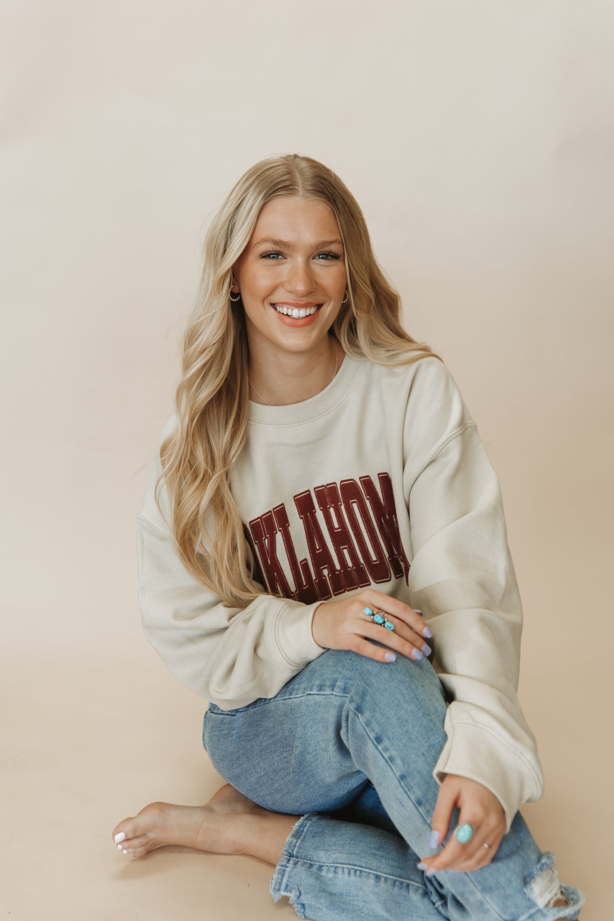 PUFF OK CRIMSON SWEATSHIRT