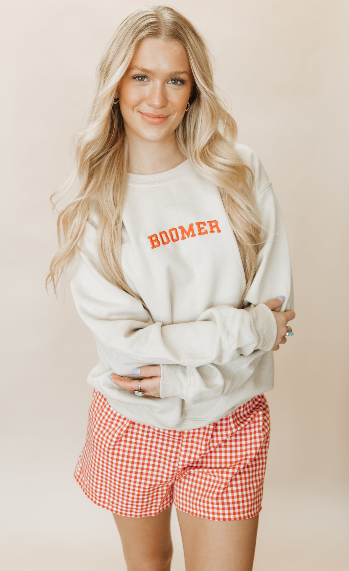 BOOMER EMBROIDERED SWEATSHIRT