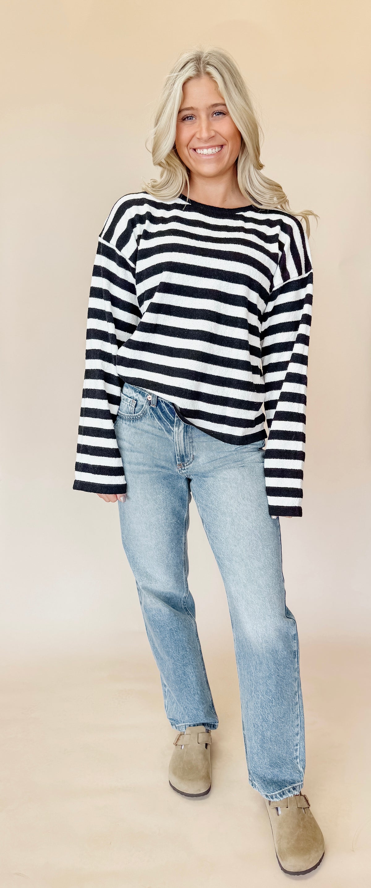 ZANE STRIPED SWEATER