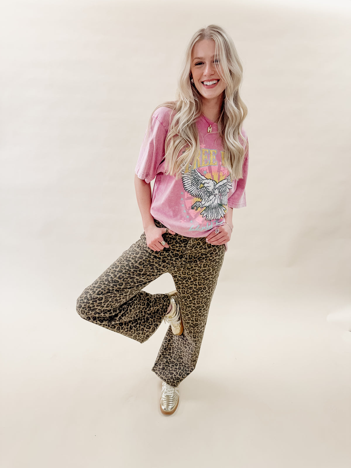 MOCHA LEOPARD JEAN