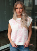FLORAL SWEATER TOP