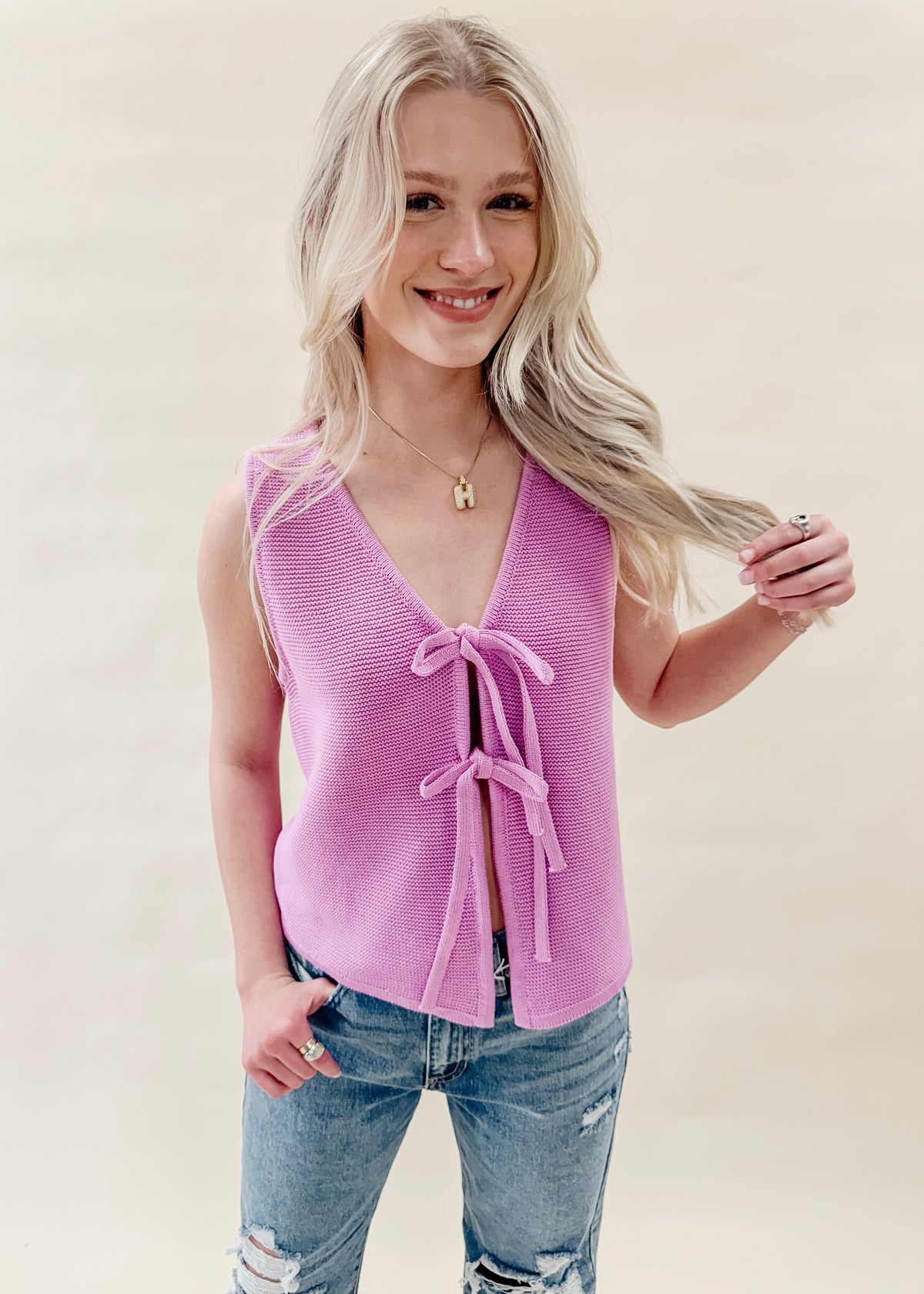 LUCY TIE TOP