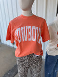 ORANGE COWBOYS TEE
