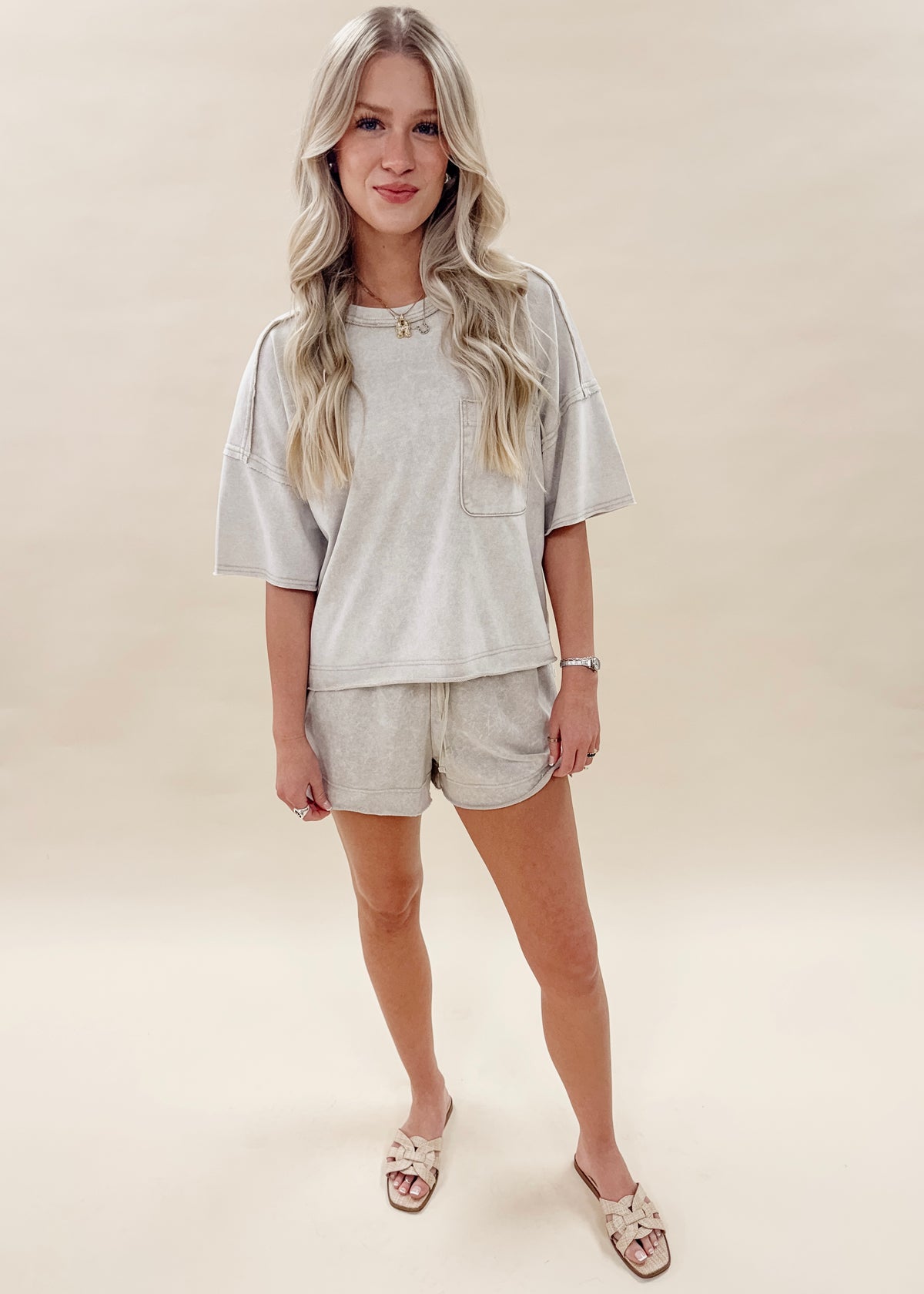 GRETA SHORT SET