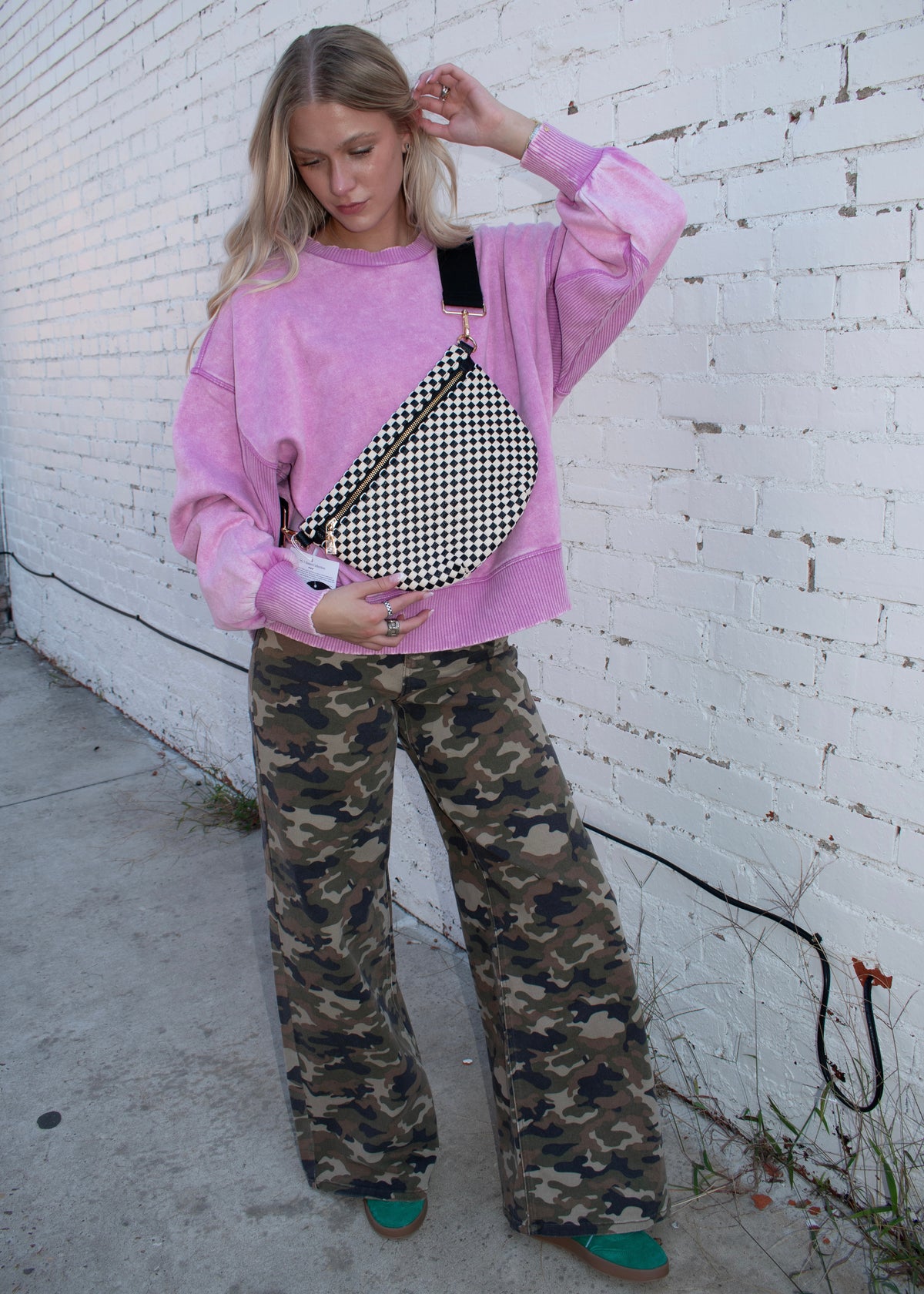 ACID WASH PULLOVER