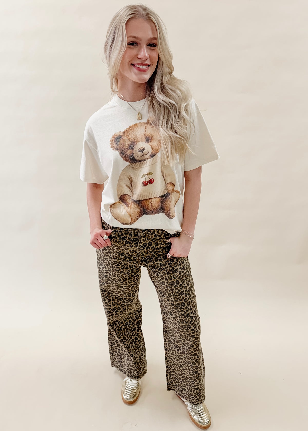 CHERRY TEDDY BEAR TEE