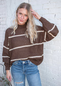 KINSEY STRIPED SWEATER