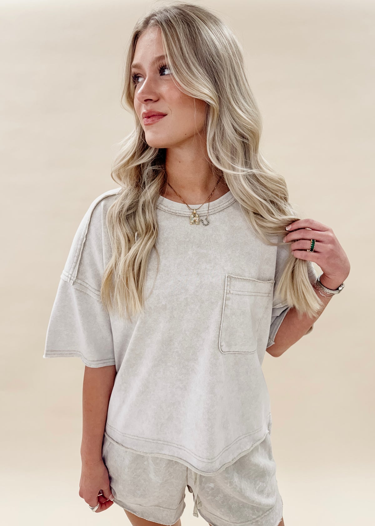 GRETA SHORT SET