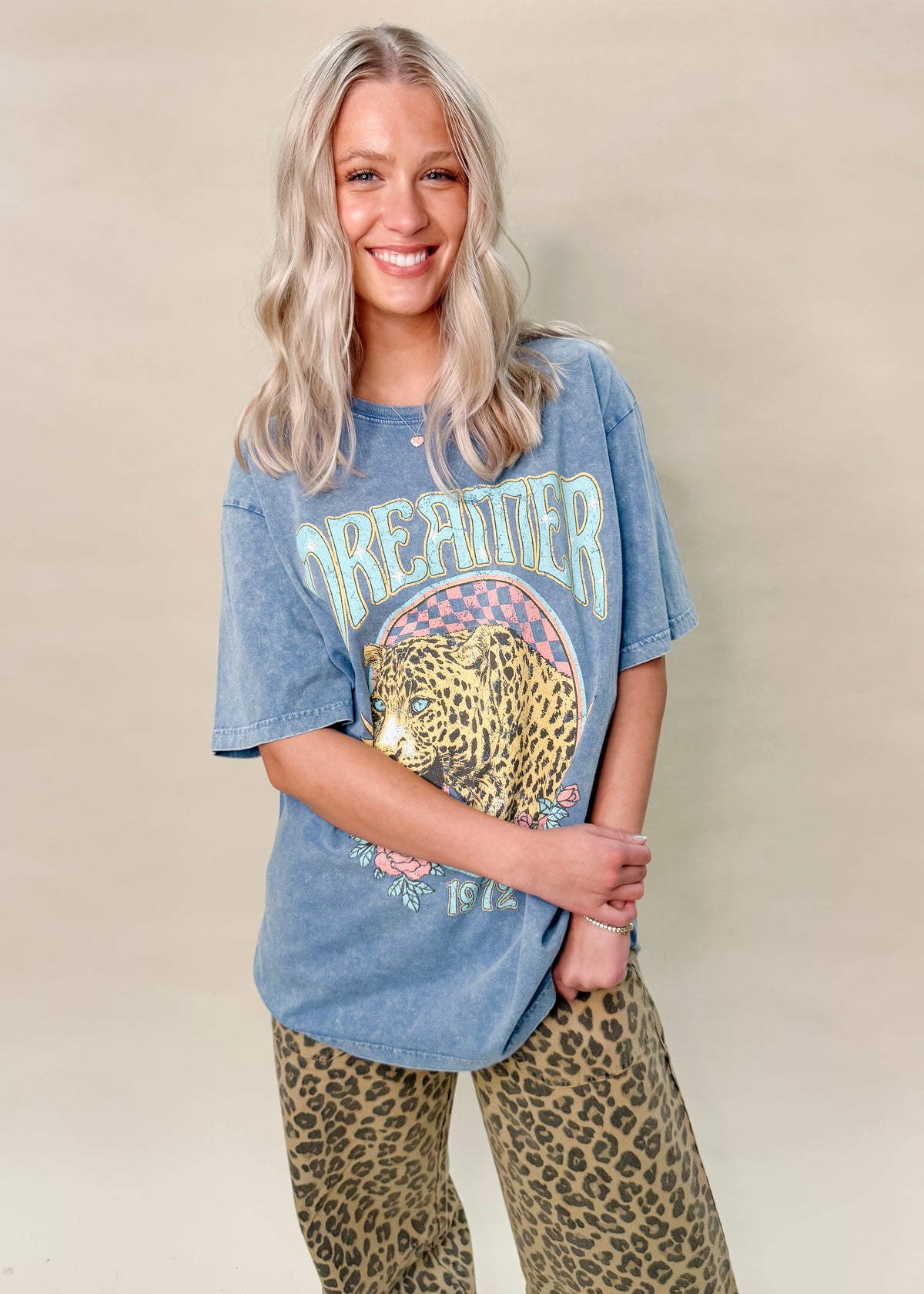 VINTAGE LEOPARD DREAMER TEE