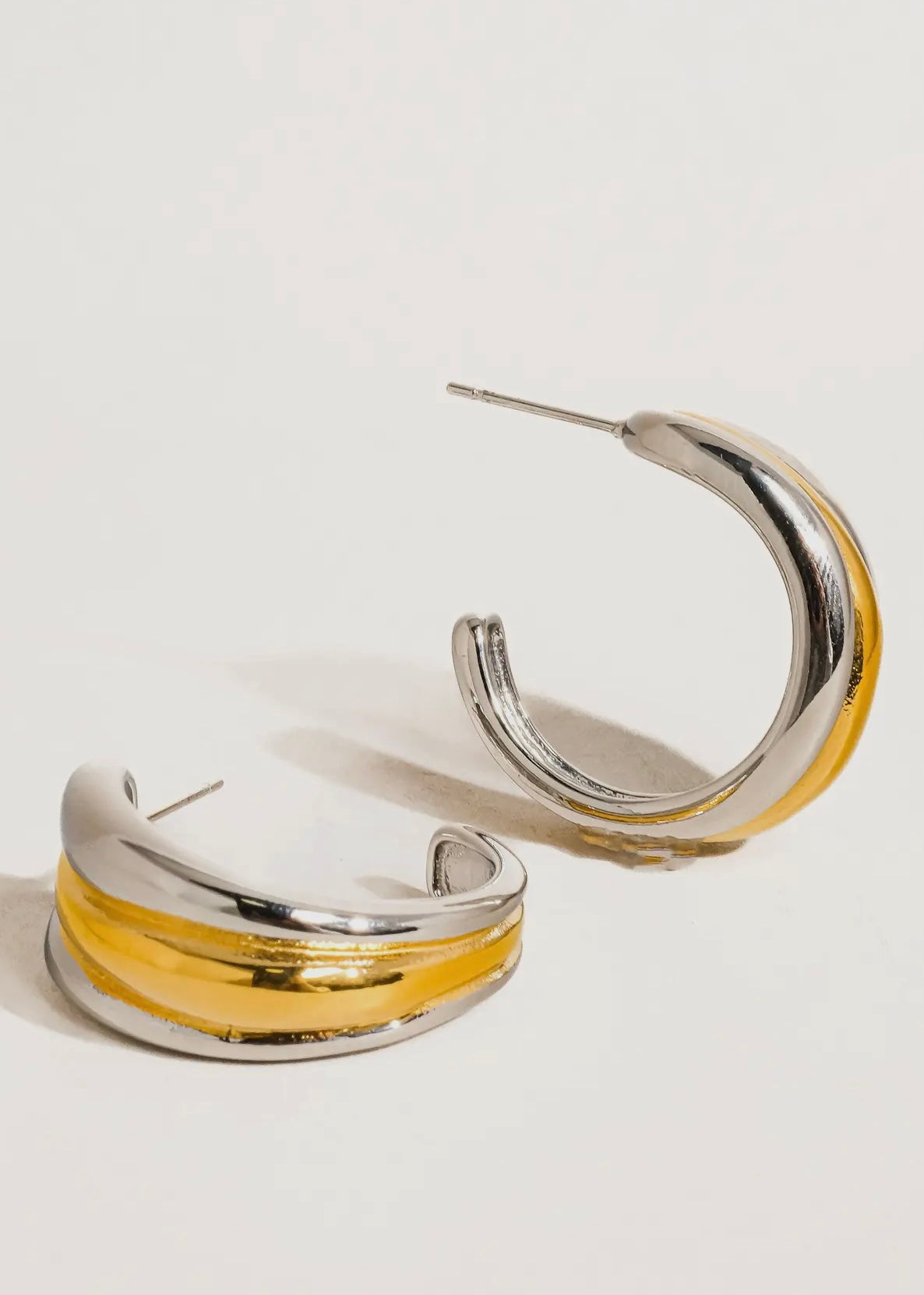 LAZARE MULTI C HOOP EARRING