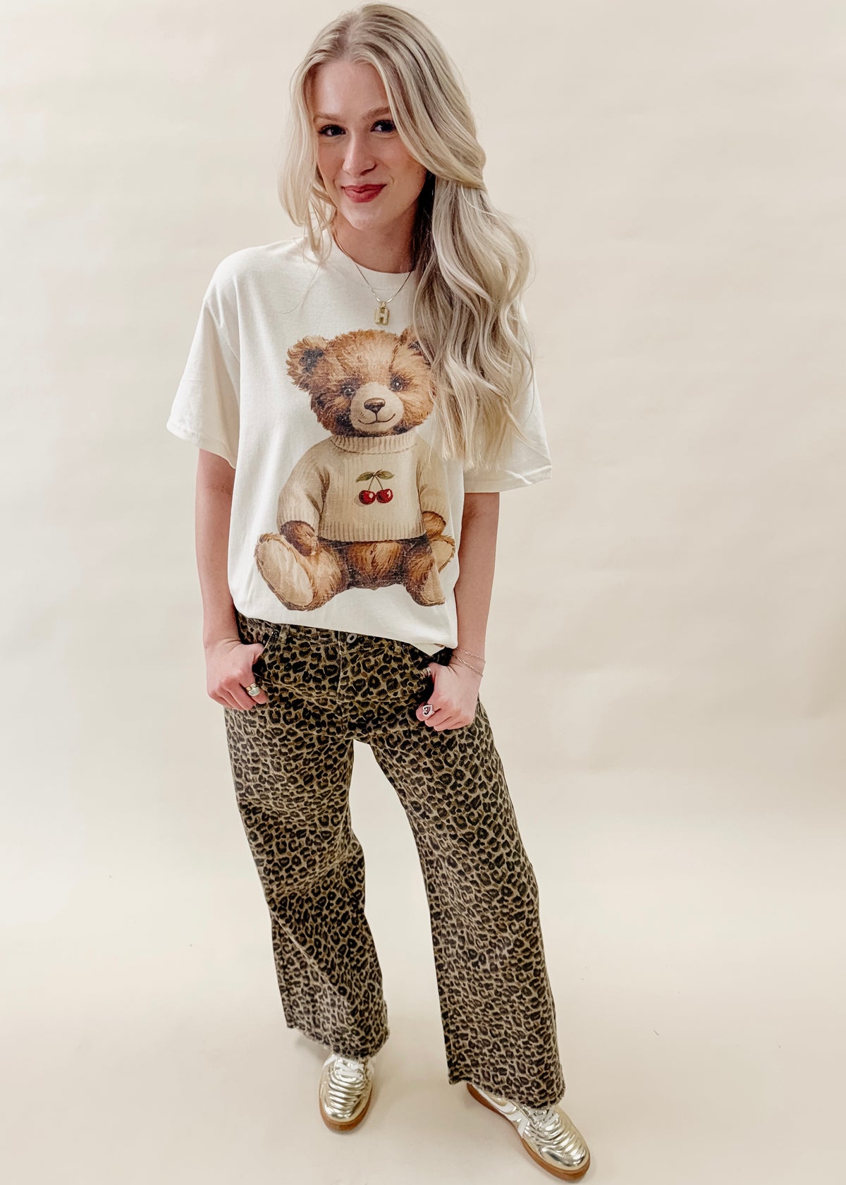 CHERRY TEDDY BEAR TEE