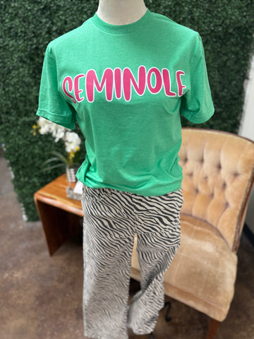SEMINOLE PINK TEE