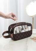 CHECK COSMETIC BAG