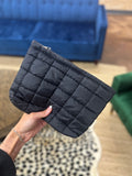 QUILTED PUFF POUCH BAG