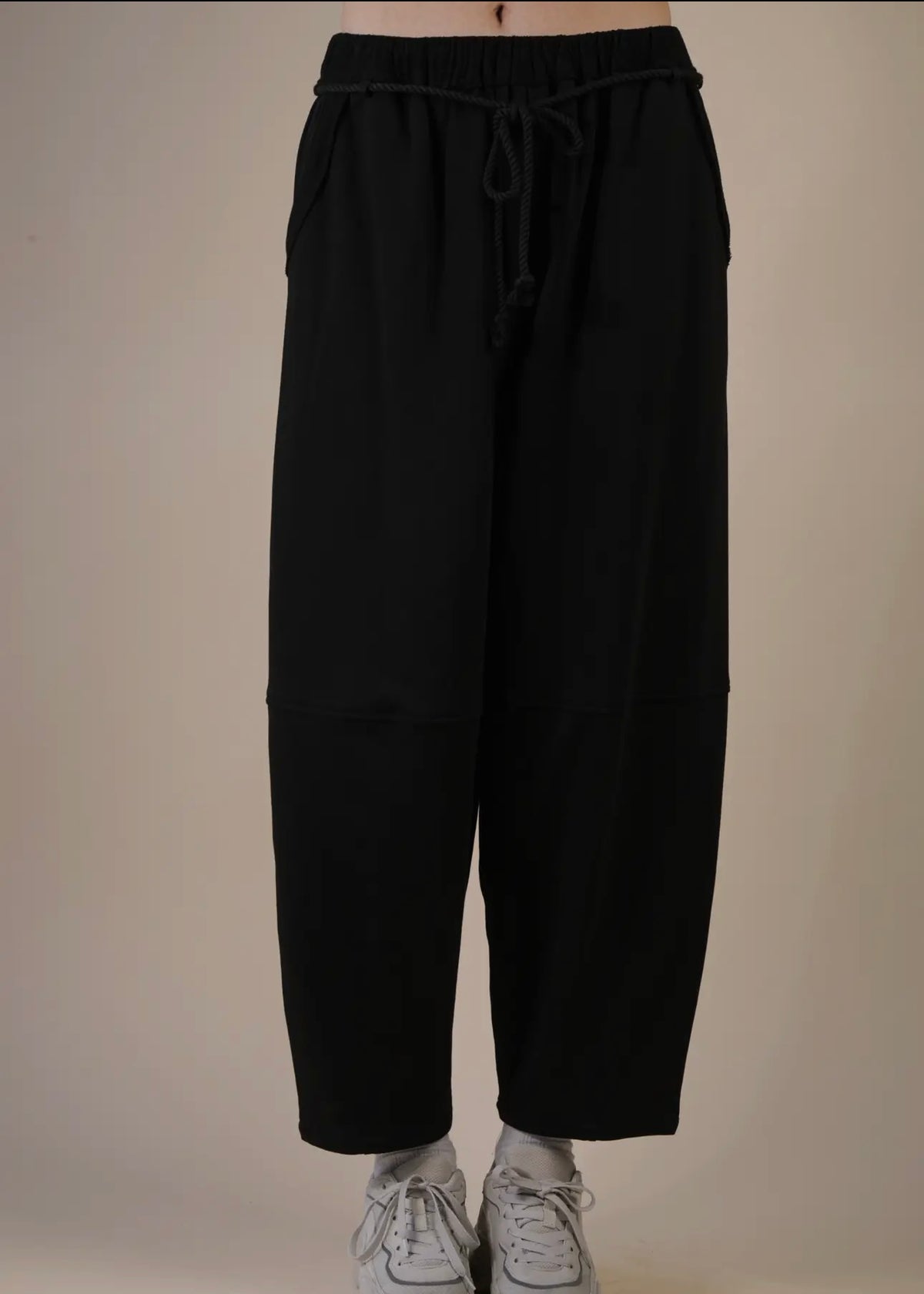 BRAIDED BARREL PANT
