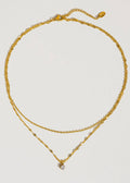 CERISE STONE STACK NECKLACE