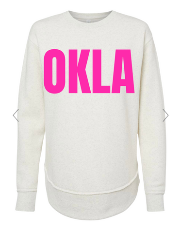 PINK OKLA SWEATSHIRT