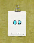 10mm OVAL STUD EARRINGS