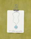 15” CONCHO CROSS TURQUOISE NECKLACE