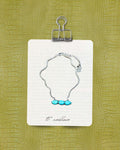15” BAR TURQUOISE NECKLACE