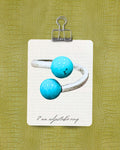 8mm ROUND TURQUOISE RING