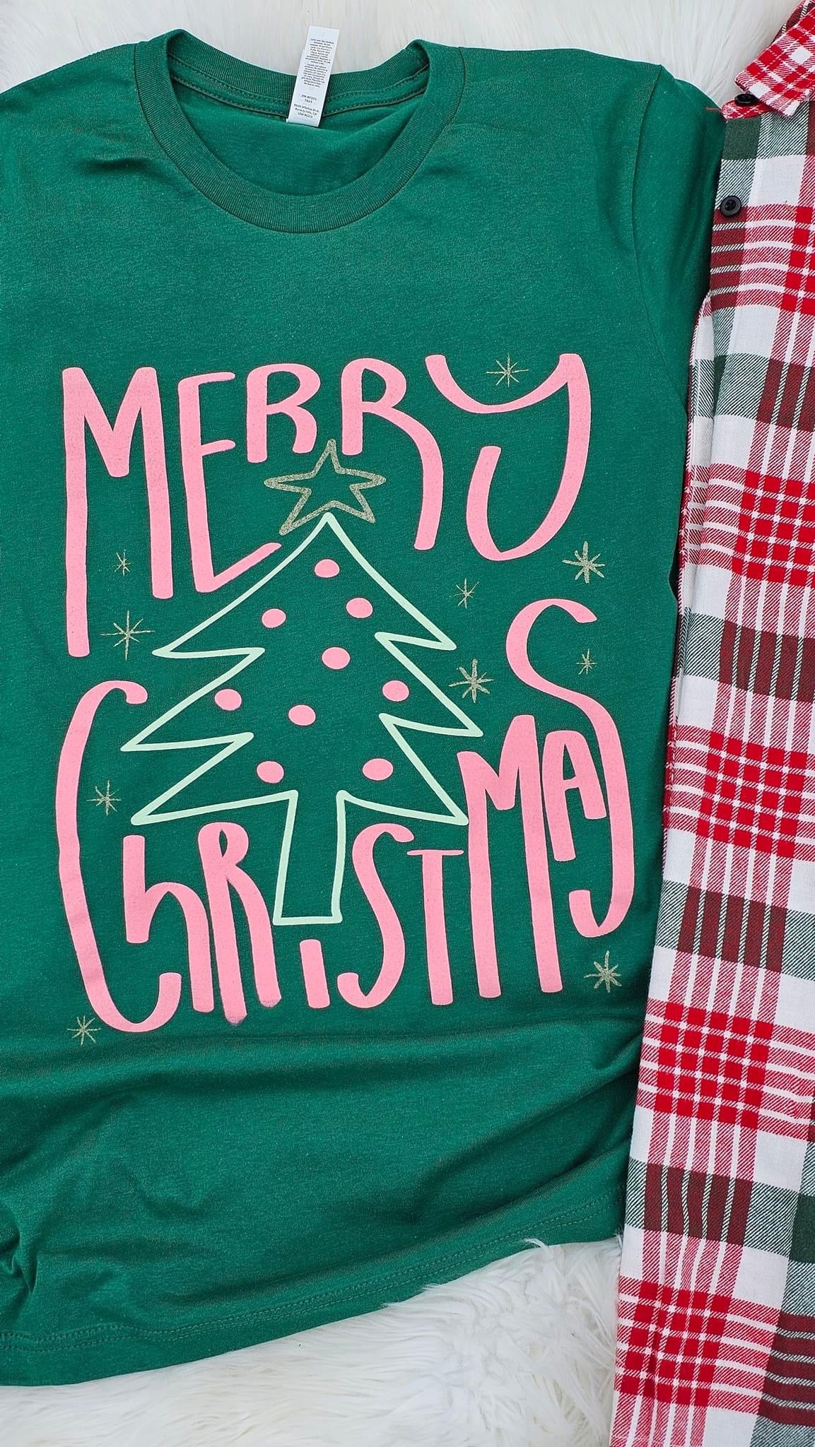 MERRY EVERGREEN TEE