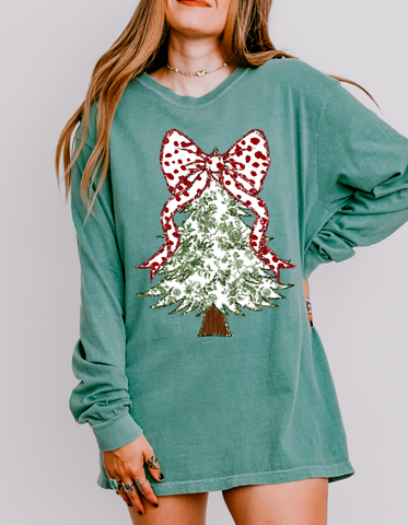 CHRISTMAS TREE LS TEE