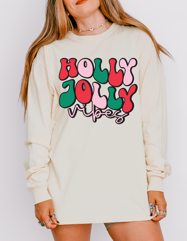 HOLLY JOLLY VIBES LS