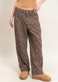 FLORAL BARREL PANT