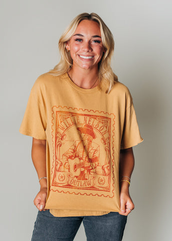 WILLIE NELSON OUTLAW TEE