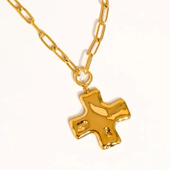 BARI CROSS NECKLACE